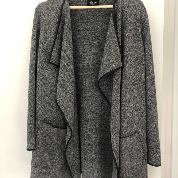 Zara piped trim cardigan - Picture 2 of 3